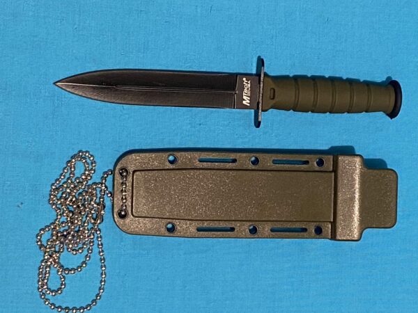 Double Edged Neck Knife - OD Green - Image 8